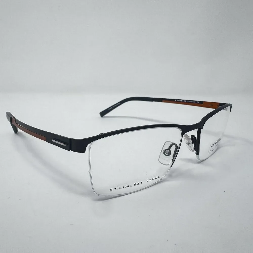 Morel Lightec 30040L 51-18-140 Eyeglass Frames Gunmetal Copper France